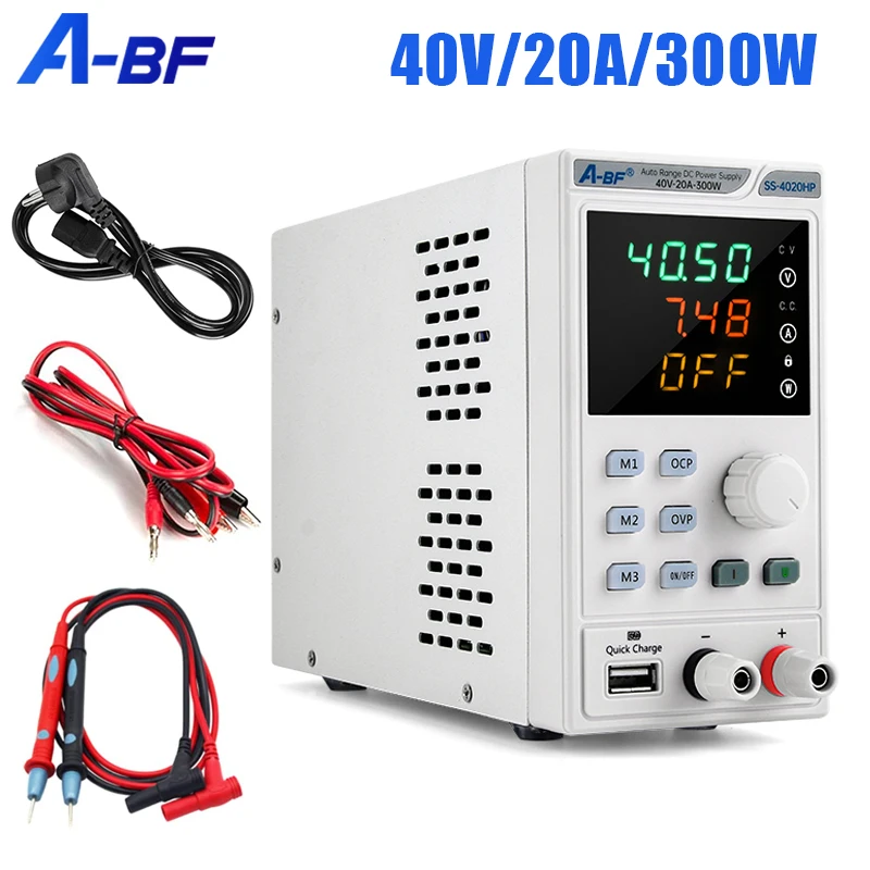 A-BF постоянный источник питания 300 Вт лабораторный Регулируемый 40 в 80 160 5A 10A 20