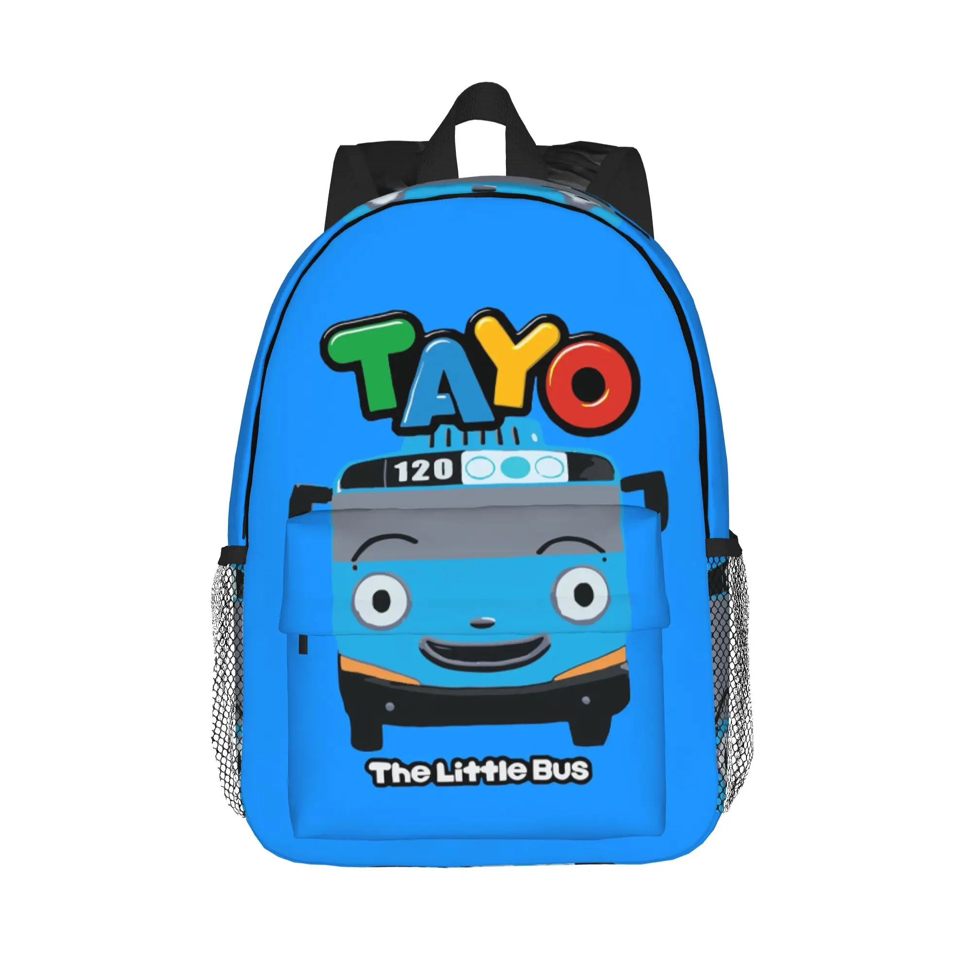 Фото Рюкзак Tayo The Little Bus, хит продаж, вместительный рюкзак для мальчиков и девочек, сумка через плечо для мужчин и женщин, школьная сумка №1
