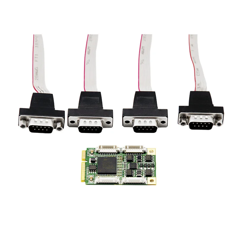 UOTEK Industrial Mini PCI-E к фотографиям серийная карта PCIE PCI Express RS485 RS422 4 порта