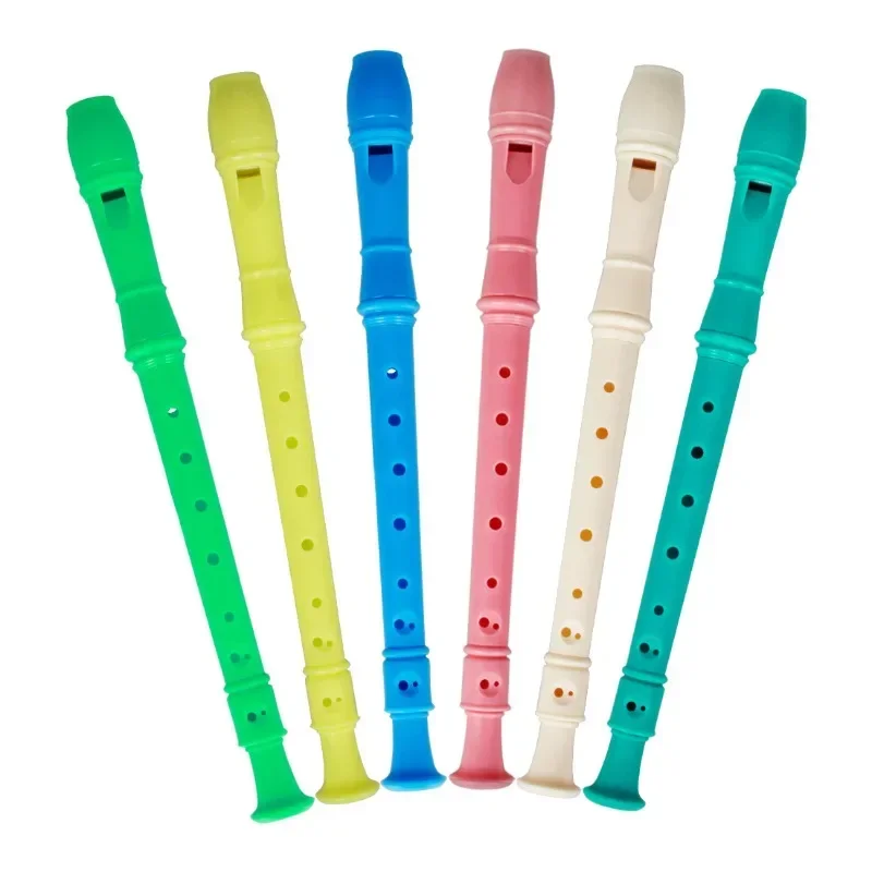 

8 Holes Plastic Recorder Long Flute Woodwind Instrument Colorful Kids Gift Flute For Clarinet Beginner Flute Woodwind 2023 New