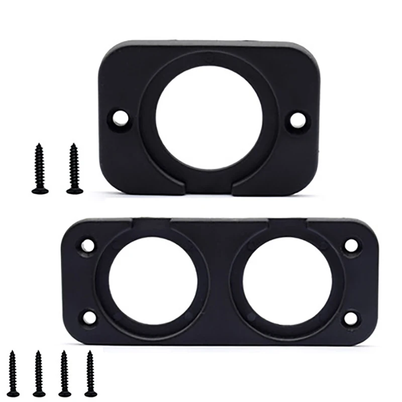 

Car USB Charger Switch Voltmeter Panel Mount for Marine Cigarette Lighter Voltmeter Power Outlet Socket Panel Holder