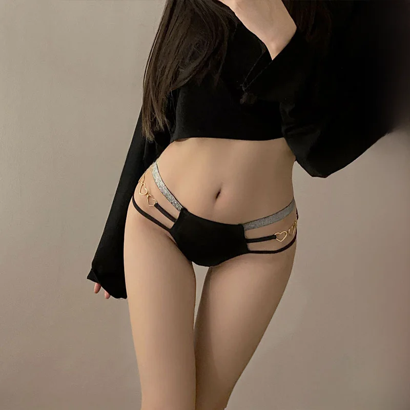 Женское летнее тонкое бесшовное хлопковое нижнее белье Love Full ~ New 2024 Европейское и