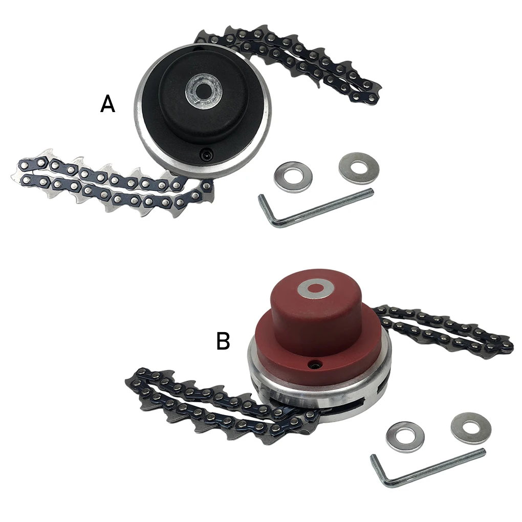 

Trimmer Head Coil Chain 65mm Chainsaw Chains Lawn Mower Outdoor Home Fields Grass Spare Parts Accessories Black