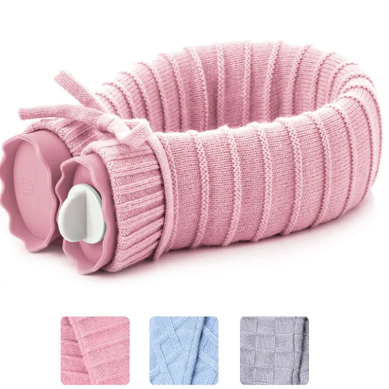 

U-shaped Bib Hot Water Bag Explosion-proof Hot Compress Shoulder Neck Warm Silicone Spine Warm Water Bag Removable