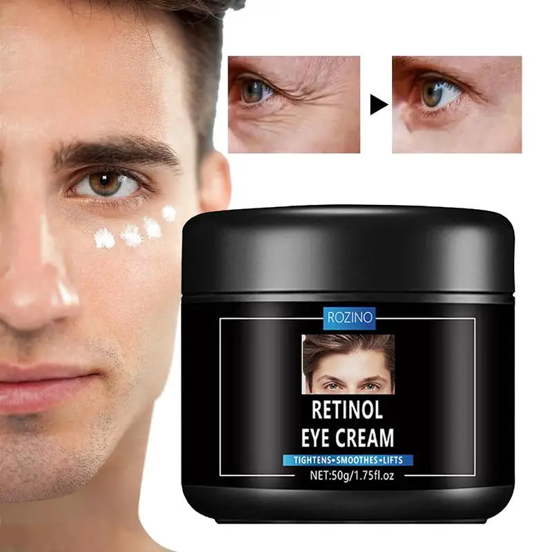 

Men Eye Cream Nourishing Hydrating Retinol Eye Moisturizer Dark Circles Remove Eye Care Anti Wrinkle Anti Aging Brighten Tighten