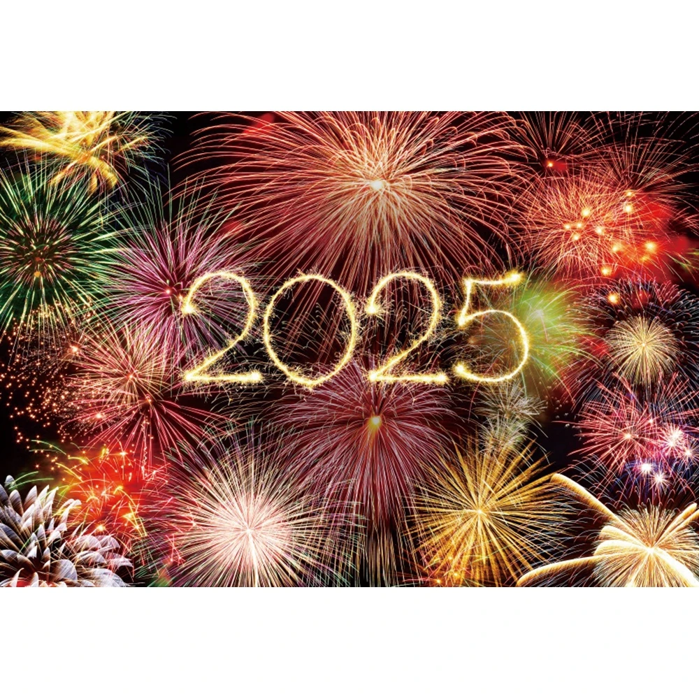 Фон для фотосъемки с новогодним принтом