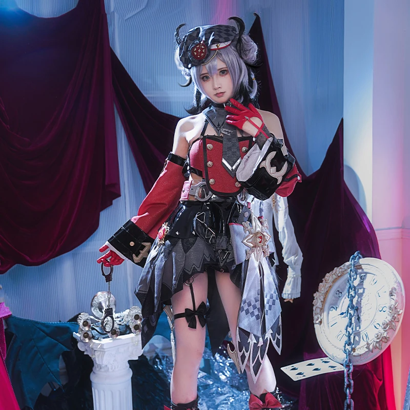 UWOWO Andersondotter Косплей Collab Series: Игра Genshin Impact Andersdotter Костюм Рождественский костюм