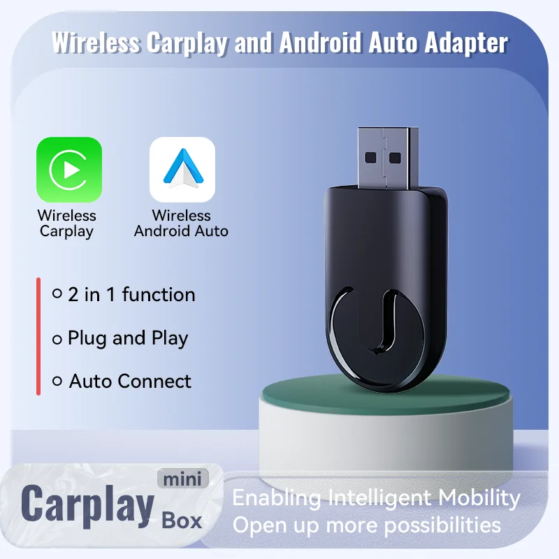 

XUDA AI Box проводной беспроводной Carplay и беспроводной Android Авто сохранить оригинальную функцию управления автомобилем 2024 Новый мини 2 в 1 коробка