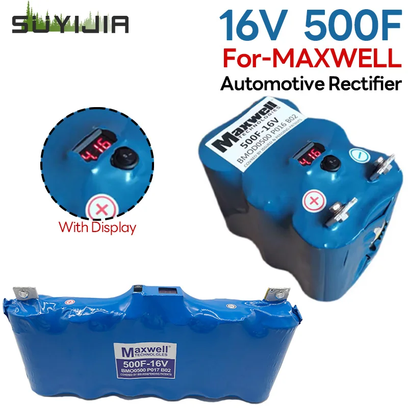 

Audio Capacitor Cars Regulator Power Supply 2.7V 3000F for-MG Maxwell 16V 500F for-Super Farah Capacitor Cars Rectifier Display