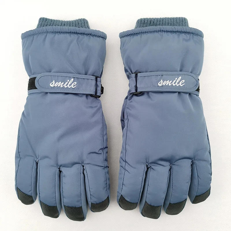 

Мужские и женские зимние плюшевые Утепленные перчатки для пары теплые непромокаемые уличные лыжные велосипедные Нескользящие