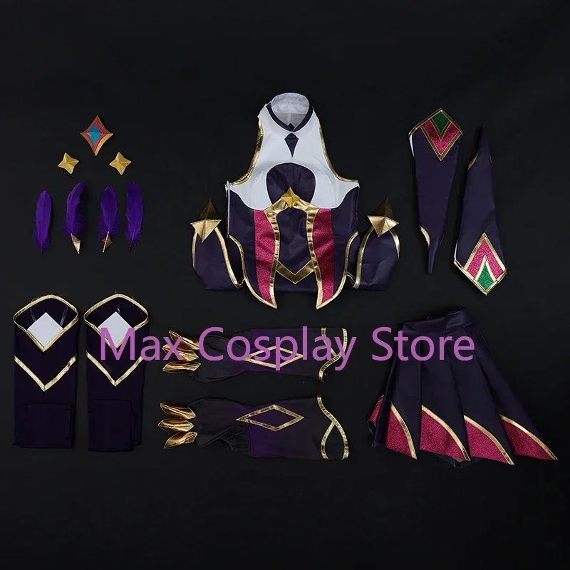 Wby2 Cos Star Guardian Xayah Косплей Костюм Игра Костюмы на Хэллоуин для женщин наряд