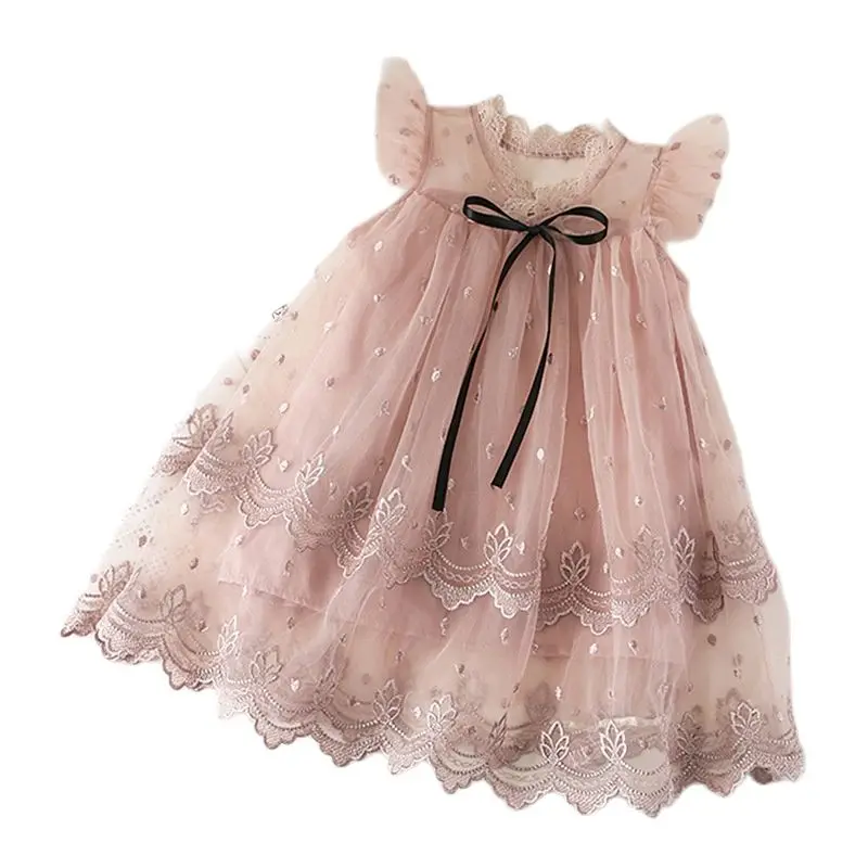 

Girls' exotic princess dress children's dress embroidered gauze fluffy skirt