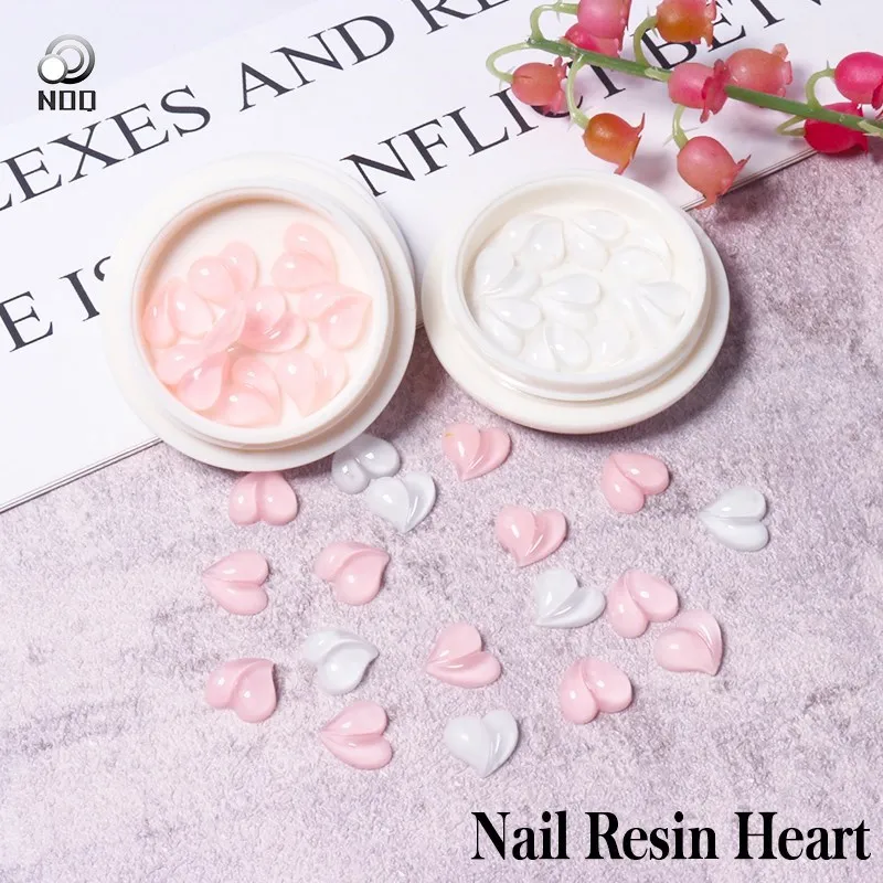 

10PCS/case Peach Heart Rhinstone Nail Art Candy Color Stones Flat Bottom Drill DIY Decoration Manicure Tips Accessory