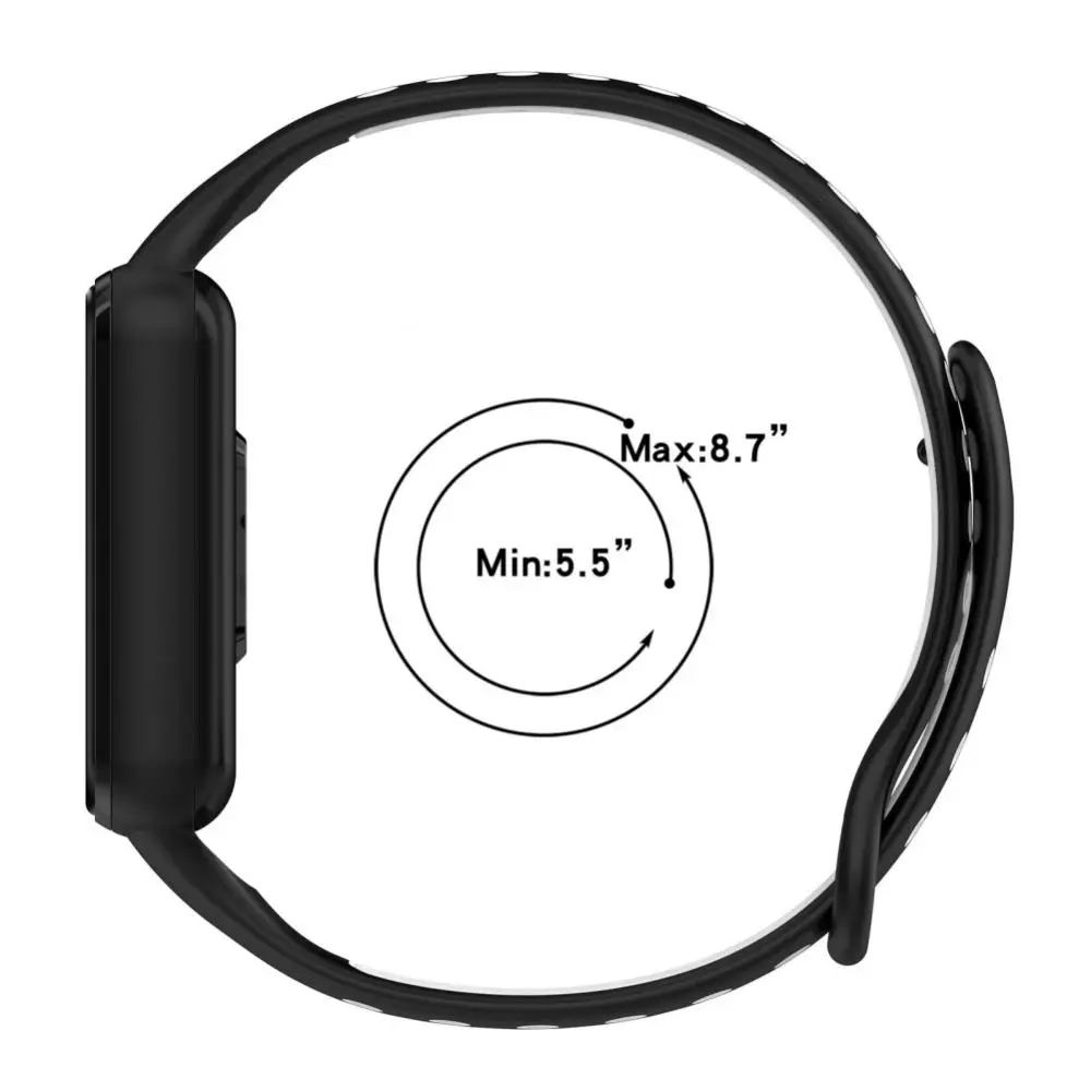 

Ремешок для часов Amazfit Band7, двухцветный дышащий спортивный сменный Браслет для взрослых