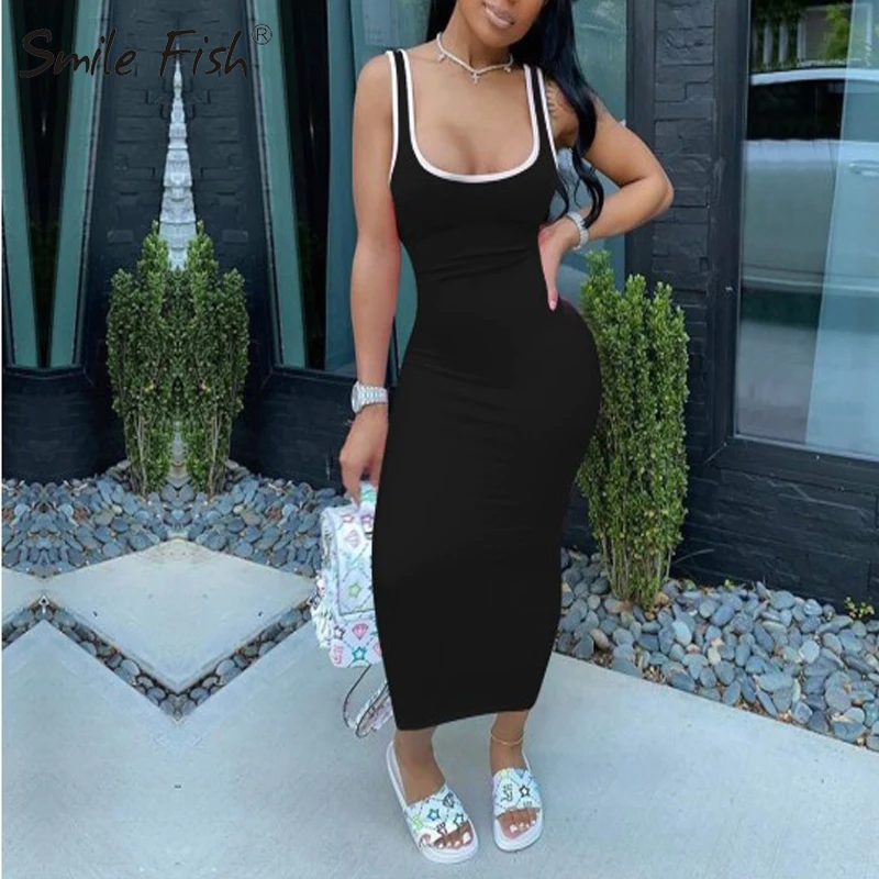 

Вечернее Длинное Платье-макси для вечеринки, облегающее женское платье на бретелях с открытой спиной, розовый сарафан размера, летняя женск...