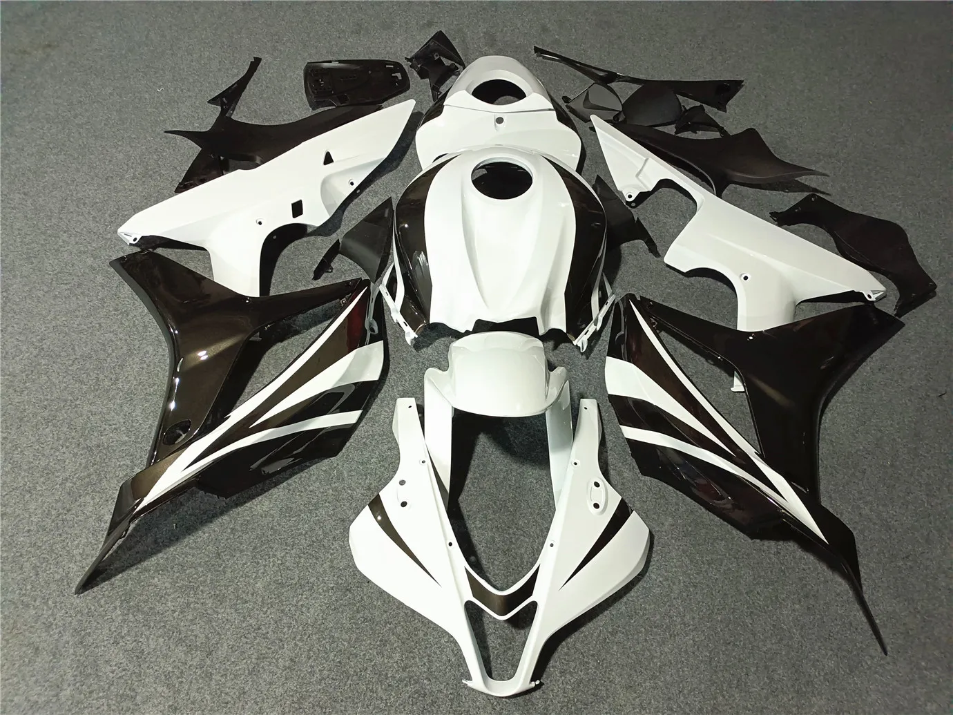 

Motorcycle Fairing kit for Honda CBR600RR F5 07 08 CBR600RR CBR600RR f5 2007 2008, ABS housing Protection Fairing Kit White grey