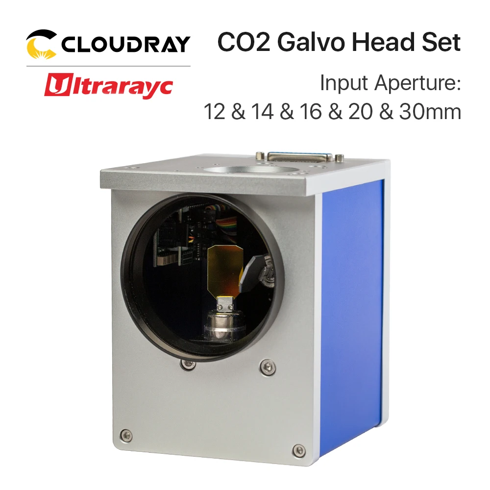 

Комплект головок Cloudray Co2 Galvo 10.6um 12/14/16/20/30 мм