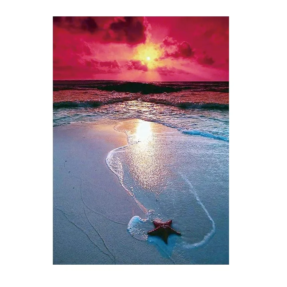 

Hot Diamond Painting Mosaic Beach Cross Stitch Kit 5d Unicorn Home Decoration Full Diamond Round Tree Diamond Embroidery