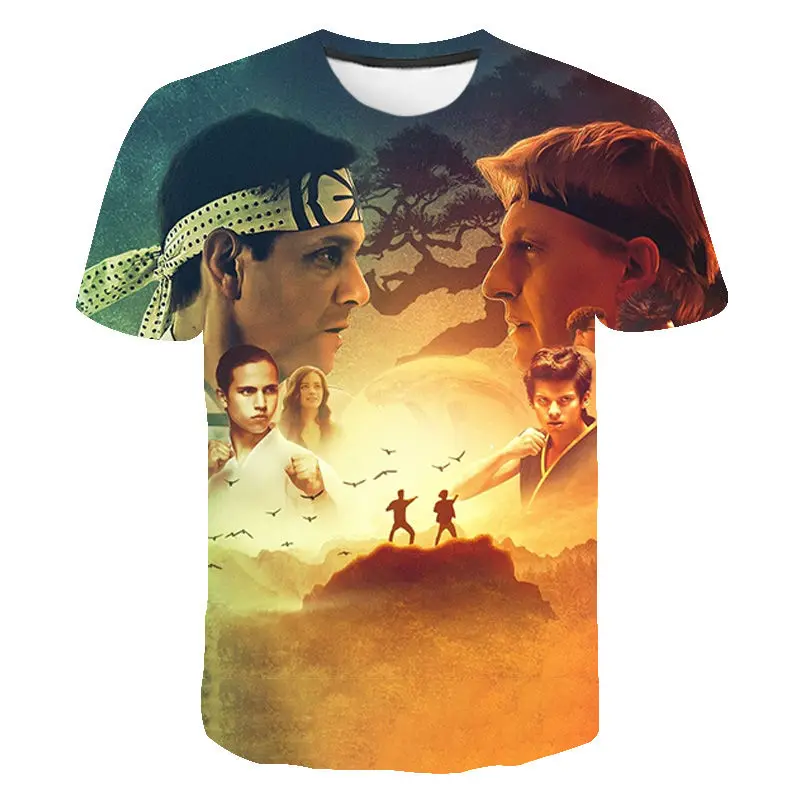 Футболка с коротким рукавом и 3D-принтом кобры Кай |