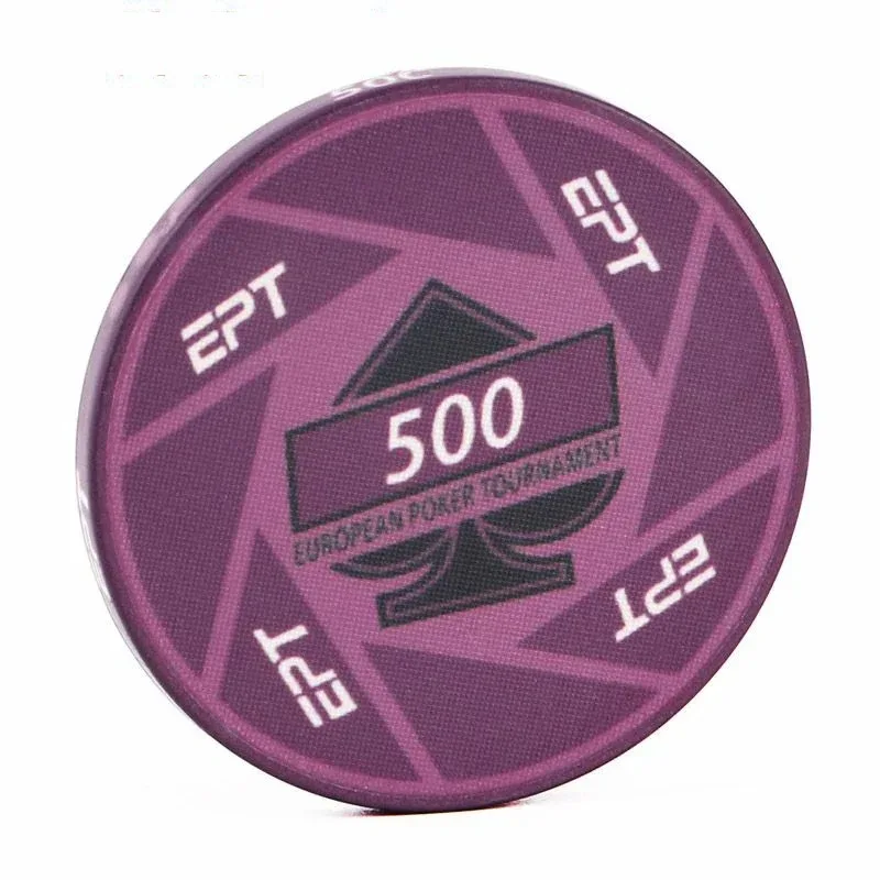 10 шт./компл. керамические чипы круглые Техасский бакар набор игровых чипов для