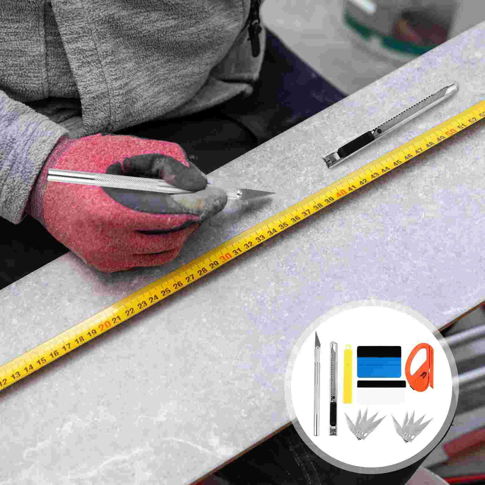 

Car Film Tool Wrap Vinyl Kit Vehicle Tintscrapers Sticker Squeegee Installation Window Auto Glass Scraper Installing