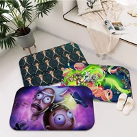 bandai rick and morty long rugs nordic style bedroom living room doormat home balcony anti slip household carpets