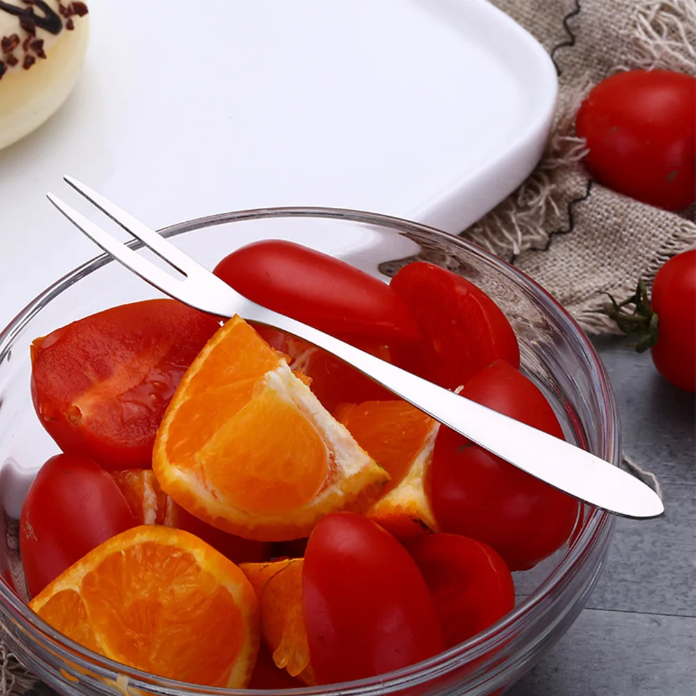 

Kitchen Supplies Tableware Fruit Fork Premium Stainless Steel Cutlery Fork Set for Fruit Dessert and Salad 512 Pieces