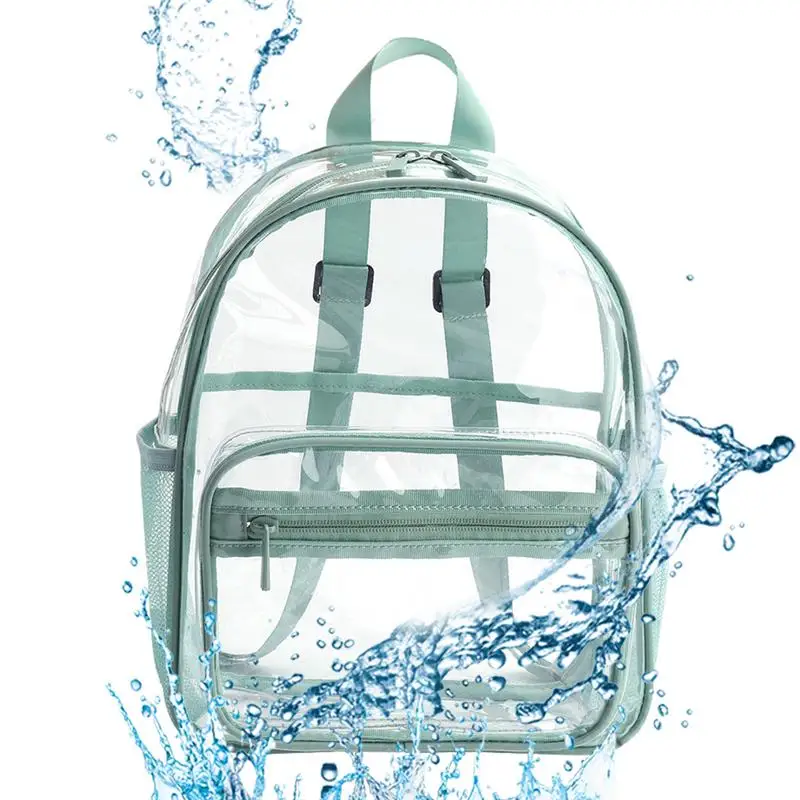 

Transparent Clear Bookbags See Through Backpack Bookbag 3 Color Back Pack Book Bag For Elementary/Middle School