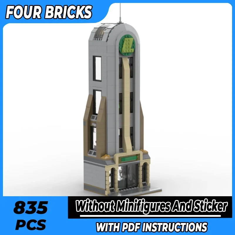 Популярные герои фильмы модель Moc строительные кирпичи лабораторная технология