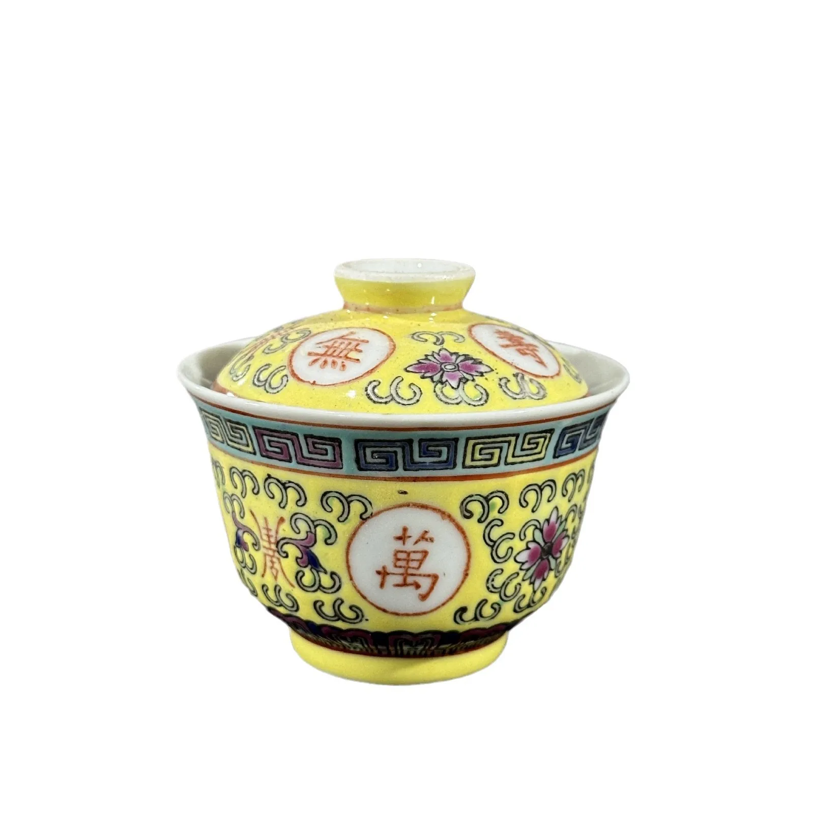 Цзиндэчжэнь Wanshou Wujiang глазурь на пастели с крышкой Gaiwan Чайное приготовление Kombucha