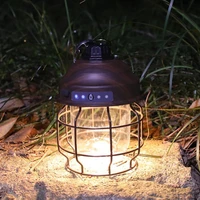 retro portable garden lantern outdoor kerosene lamp lighting modes tent camping light for hiking climbing yard r0o5