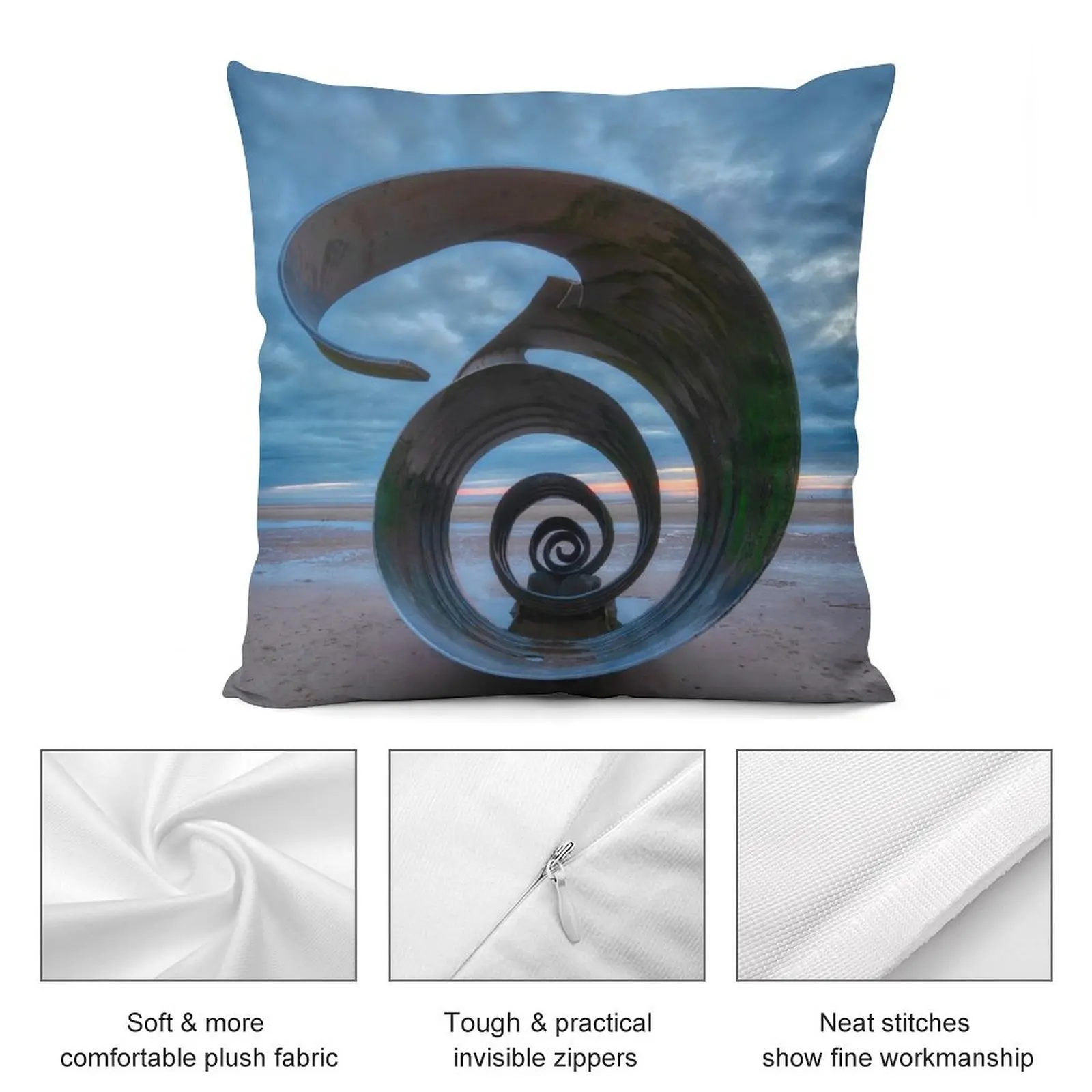 Ракушка Мэри скульптура Stephen Broadbent. Диванная подушка наволочка наволочки для