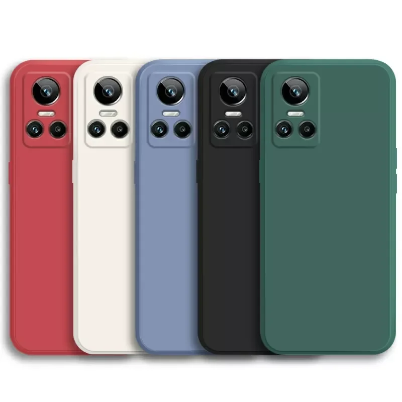 

GT Neo3 Case Cover For Realme GT Neo3 GT Neo 2 3T Case Soft Original Liquid Silicone Phone Bumper For Realme GT Neo3