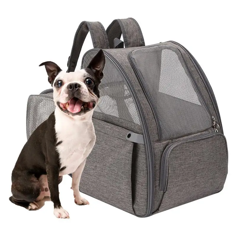 

Pet Carrier Backpack For Cats Dog Travel Backpack With Anti-Escape Buckles Expandable Dog Travel Backpack Dog Carrier Backpacks