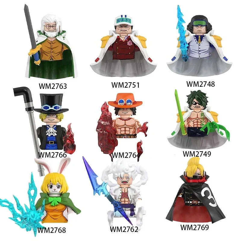 Аниме серия мультяшная коллекция моделей WM6187 WM6188 WM6189 мини-фигурки героев