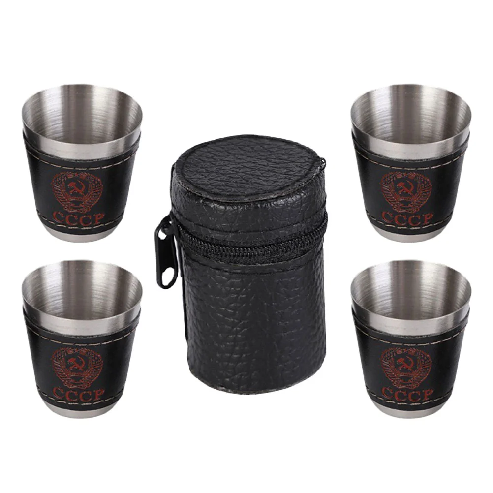 

Cup Cups Shot Steel Stainless Metalmug Drinking Glasses Coffee Camping Glasstea Travel Espresso Goblet Beer Vessel Whiskey