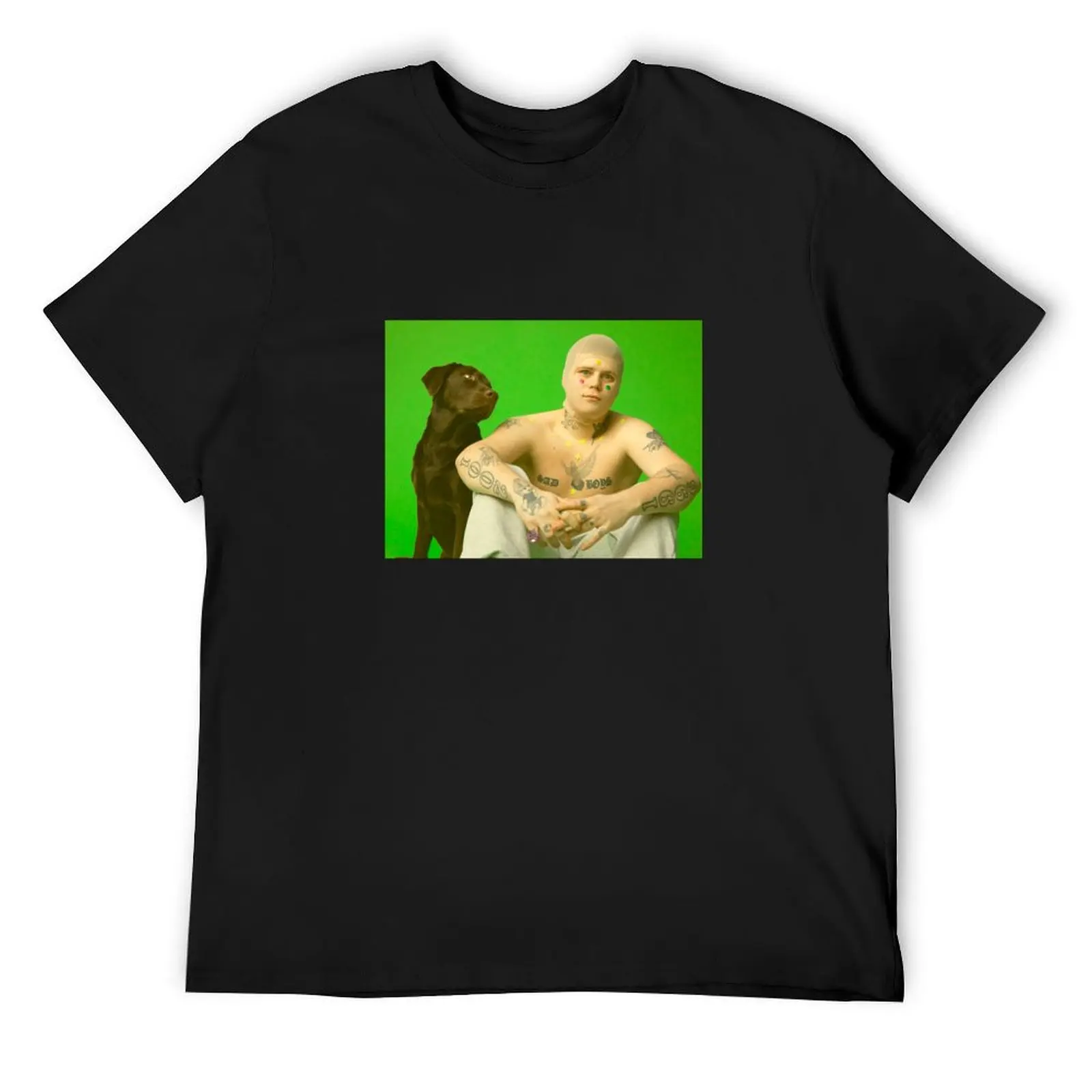 yung lean футболка мужская одежда для мальчиков белые быстросохнущие черные