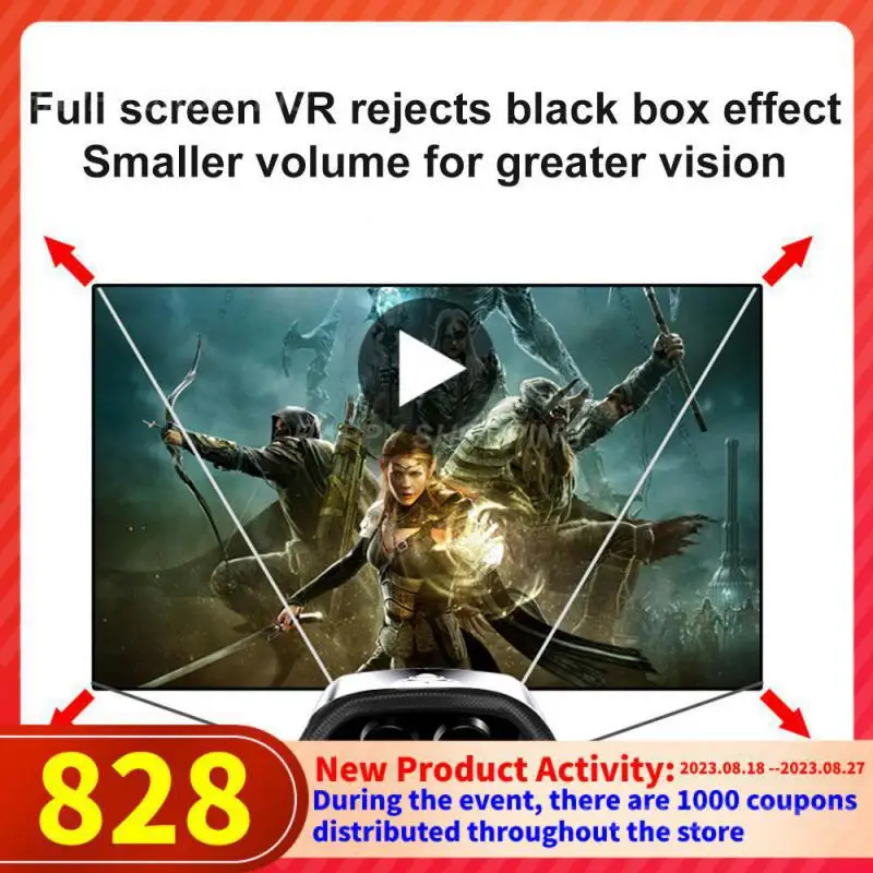 

For 5 To 7 Inch Smartphone Devices Vr Controller Transmittance Vr Glasses 3d Virtual Reality Helmet Smart Gift Vrg