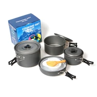 4 5 person outdoor cookware set ds500 camping cooking pot pan set