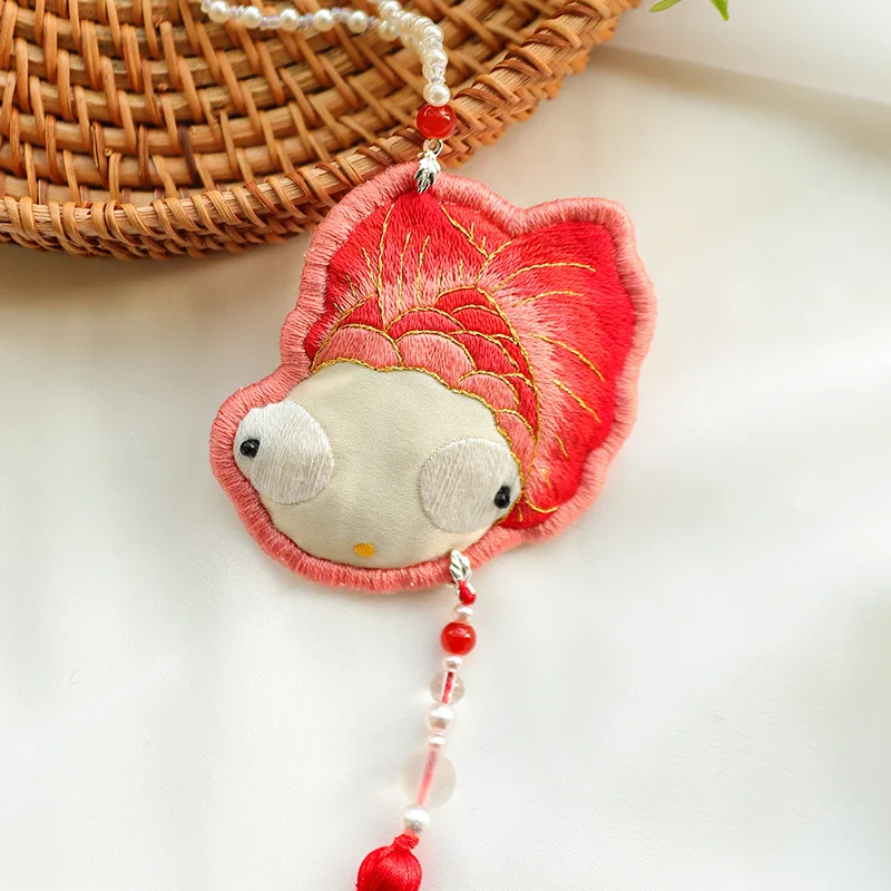 Вышивка пин-фу сделай сам саше вышивка крестиком кисточка подвеска мир материал