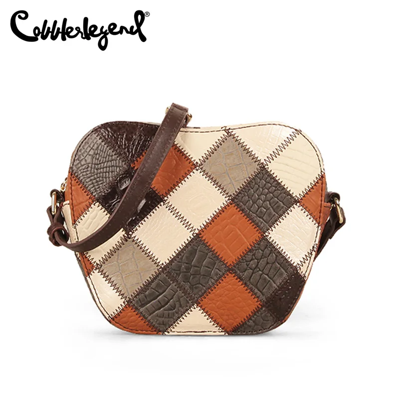 Cobbler Legend Brand Original Women's Crossbody Bag Personality Fashion Bag 100% Genuine Leather Women's Shoulder Bag Retro Fash