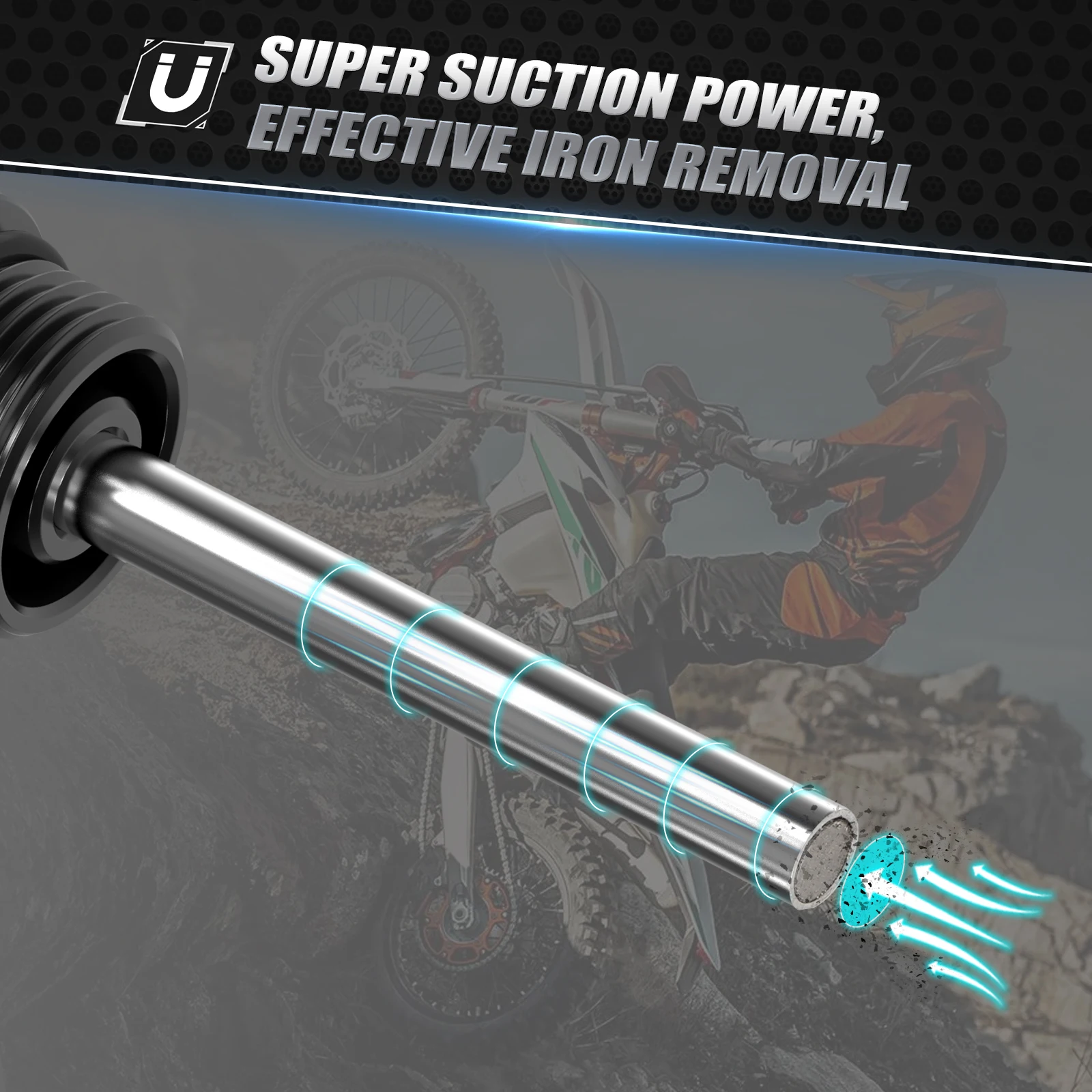 Для GasGas EC250F EC350F MC250F MC350F MC450F ECF MCF 250 350 450 2021-2023 KTM Husqvarna левый фильтр Магнитная пробка