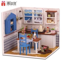 diy hut warm series hut educational building blocks toy to send men and women creative miniatures diy miniature dollhouse kit
