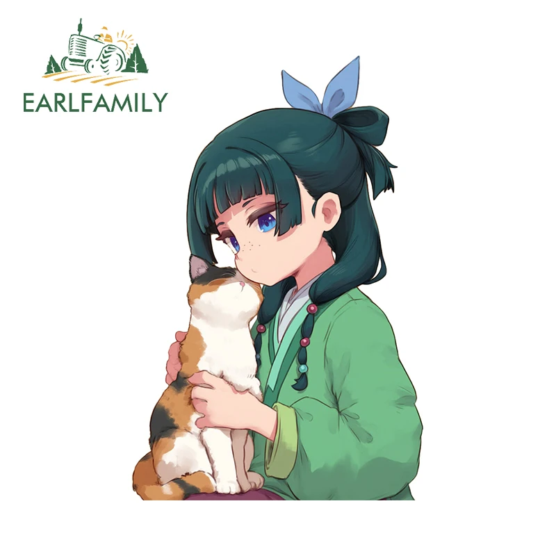 

EARLFAMILY Maomao красивые аниме автомобильные наклейки красивая индивидуальная граффити дизайн наклейка устойчивая к царапинам автомобильное зеркало заднего вида Dedor