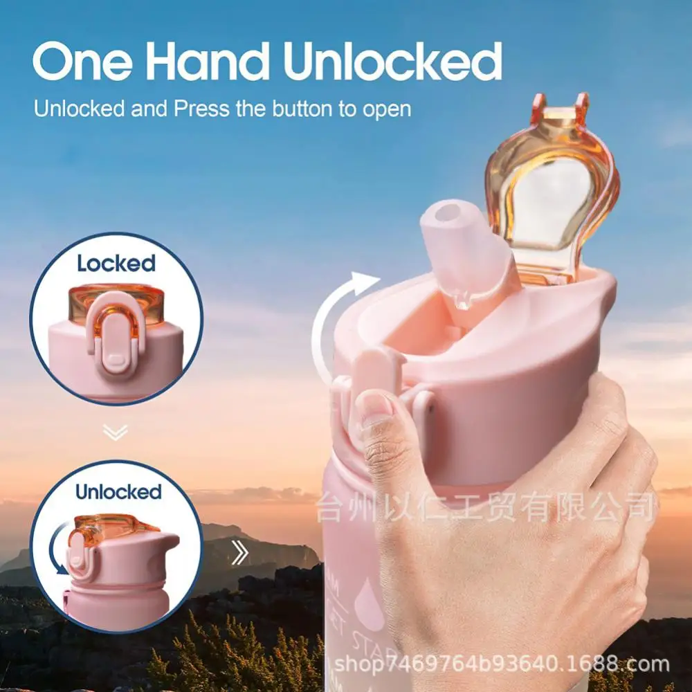 Бутылка для воды большой вместимости 1 л милая бутылка улицы взрослых студентов