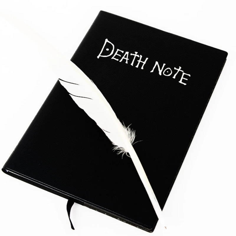 

New Death Note Cosplay Notebook & Feather Pen Book Animation Art Writing Journal