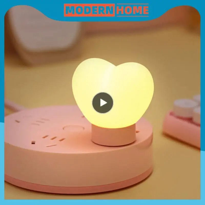 

Portable Usb Interface Bedroom Lamp Gift Indoor Lighting Abs Mini Led Night Light Night Lantern Soft Light Night Light Silicone