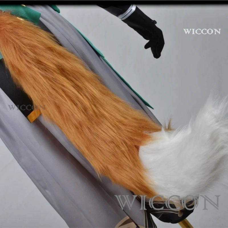 Костюм для косплея Genshin Impact Gorou брюки с лисьим хвостом и ушками костюм на Хэллоуин