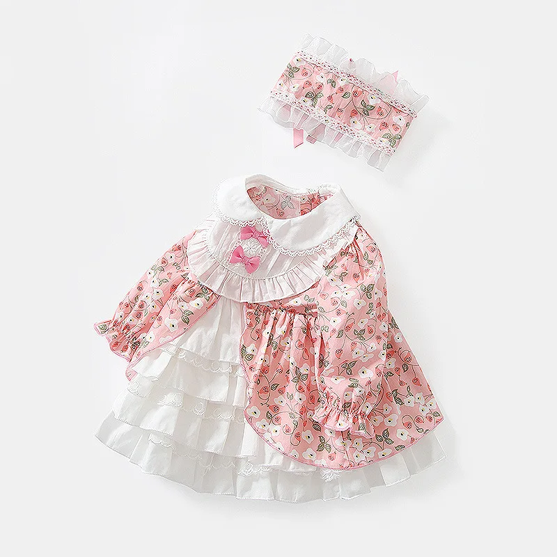 

Spring New Toddler Girl Dresses Baby Girl Clothing Little Girls Costume Lolita Style Dress for Girls 1 Year