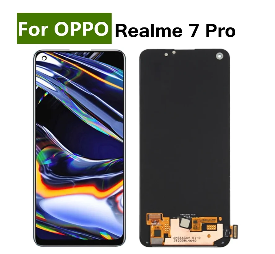 Для OPPO Realme 7 Pro RMX2170 ЖК-дисплей сенсорный экран дигитайзер Замена